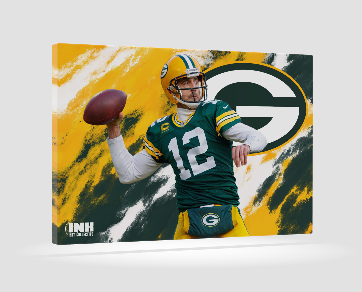 Aaron Rodgers Canvas Art