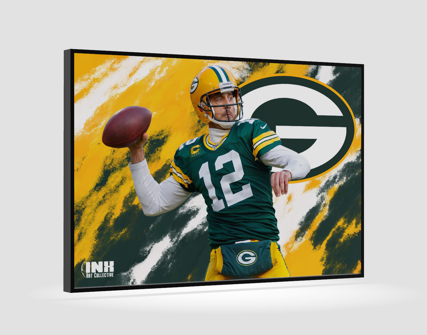 Aaron Rodgers Canvas Art