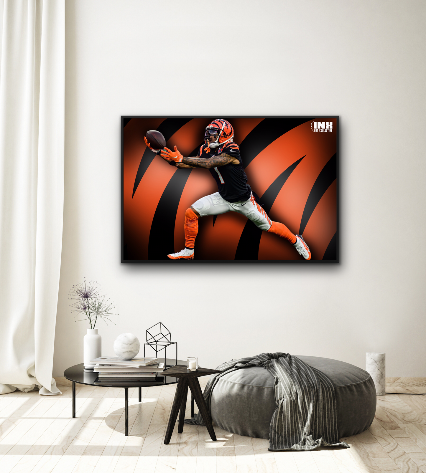 Ja’Marr Chase Canvas Art